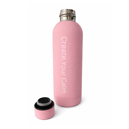 500ml Drink Bottle - Soft Pink